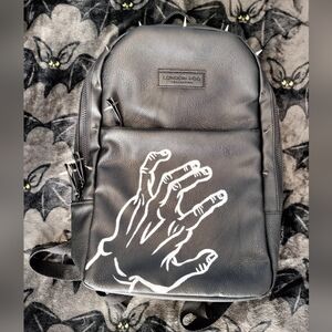 London Fog "HANDS OFF" Handpainted Backpack